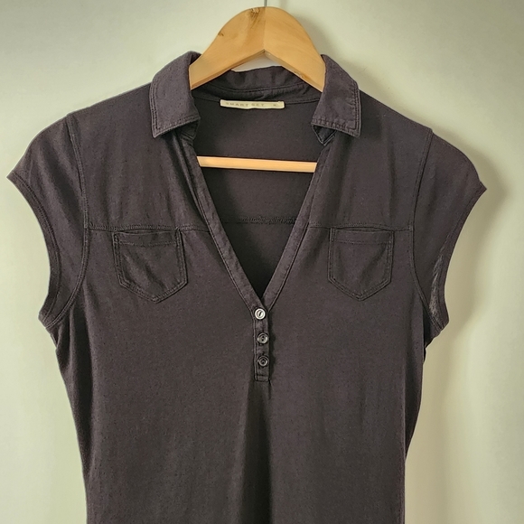 Medium BLACK Smart Set Basic T-shirt - Picture 3 of 5